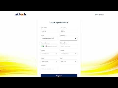 new agent registration