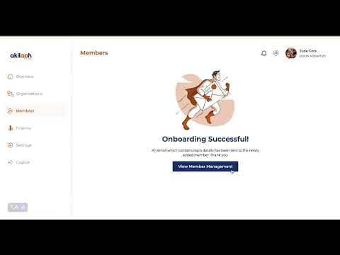 member onboarding by agent
